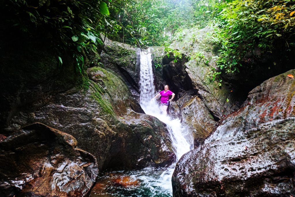 Small waterfall tangkahan